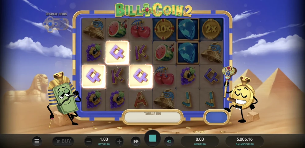Bill and Coin 2 Mummy Mischief Slot